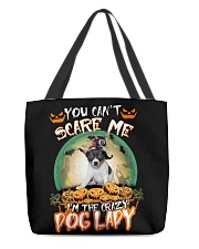 Crazy Lady - Toy Fox Terrier All-Over Tote tile
