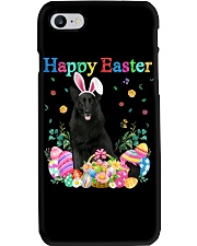 Happy Easter - BLACK Belgian Malinois Phone Case tile
