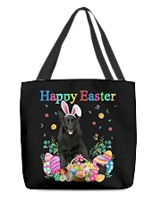 Happy Easter - BLACK Belgian Malinois All-Over Tote tile