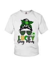 Lucky Dog Mom Youth T-Shirt tile