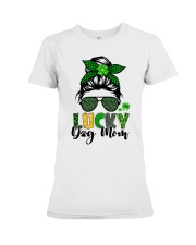 Lucky Dog Mom Premium Fit Ladies Tee tile