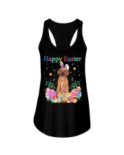 Happy Easter - Rhodesian Ridgeback Ladies Flowy Tank tile