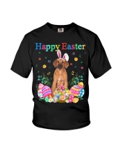 Happy Easter - Rhodesian Ridgeback Youth T-Shirt tile