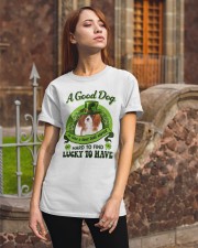 Four Leaf - Cavalier King Charles Spaniel 1 Classic T-Shirt apparel-classic-tshirt-lifestyle-06