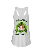 Four Leaf - Cavalier King Charles Spaniel 1 Ladies Flowy Tank tile