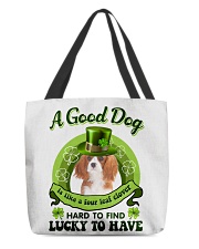 Four Leaf - Cavalier King Charles Spaniel 1 All-Over Tote tile
