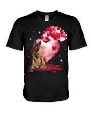 Valentine Balloon - Malinois V-Neck T-Shirt tile