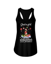 Just A Girl - German Shepherd Ladies Flowy Tank tile