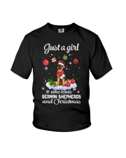 Just A Girl - German Shepherd Youth T-Shirt tile