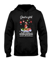 Just A Girl - German Shepherd Hooded Sweatshirt tile