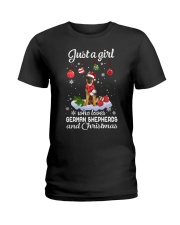 Just A Girl - German Shepherd Ladies T-Shirt tile