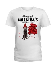 Gnome Hat - SILVER Labrador Ladies T-Shirt tile
