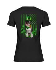 Lucky Flag - Standard Schnauzer Premium Fit Ladies Tee tile