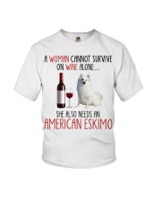 She Also Needs - American Eskimo Youth T-Shirt tile