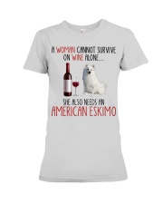 She Also Needs - American Eskimo Premium Fit Ladies Tee tile