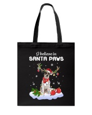 Santa Reindeer - Fox Terrier Tote Bag tile