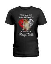 In Heaven - Rough Collie 2 Ladies T-Shirt tile