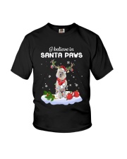 Santa Reindeer - Standard Poodle Youth T-Shirt tile