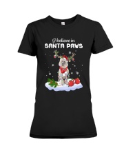 Santa Reindeer - Standard Poodle Premium Fit Ladies Tee tile