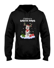Santa Reindeer - Standard Poodle Hooded Sweatshirt front