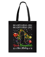 Ornament - BLACK Labradoodle Tote Bag tile