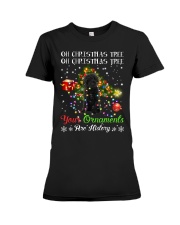 Ornament - BLACK Labradoodle Premium Fit Ladies Tee tile