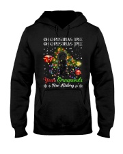 Ornament - BLACK Labradoodle Hooded Sweatshirt front