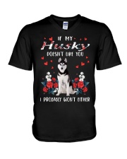Either - Husky 1 V-Neck T-Shirt tile