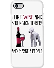 Three People - Bedlington Terrier Phone Case tile