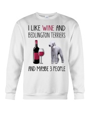 Three People - Bedlington Terrier Crewneck Sweatshirt tile