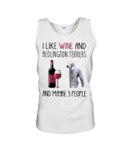 Three People - Bedlington Terrier Unisex Tank tile