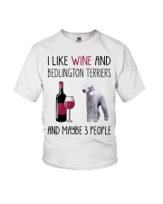 Three People - Bedlington Terrier Youth T-Shirt tile