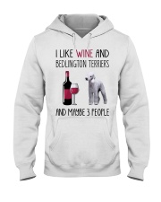 Three People - Bedlington Terrier Hooded Sweatshirt tile
