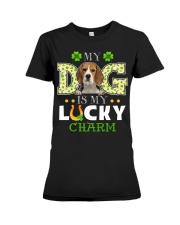 Lucky Charm - Beagle 3 Premium Fit Ladies Tee tile