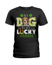 Lucky Charm - Beagle 3 Ladies T-Shirt tile