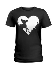 Heart Love - Chihuahua Ladies T-Shirt tile