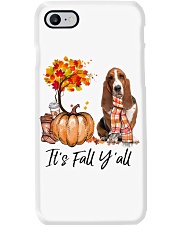 It is Fall - Basset Hound 1 Phone Case tile