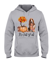 It is Fall - Basset Hound 1 Hooded Sweatshirt front