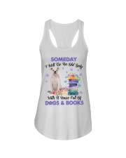 Old Lady - American Bulldog 2 Ladies Flowy Tank tile