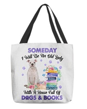 Old Lady - American Bulldog 2 All-Over Tote tile