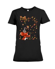 Leaf Scarf - Bernese Mountain Dog 1 Premium Fit Ladies Tee tile