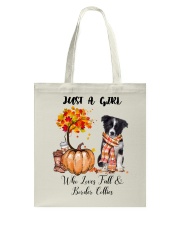Fall And - Border Collie Tote Bag tile