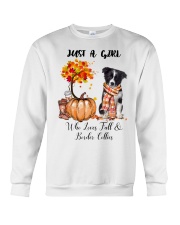 Fall And - Border Collie Crewneck Sweatshirt tile