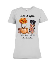 Fall And - Border Collie Premium Fit Ladies Tee tile