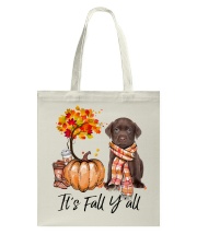 It is Fall - CHOCOLATE labs Tote Bag tile