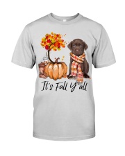 It is Fall - CHOCOLATE labs Premium Fit Mens Tee tile