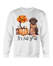It is Fall - CHOCOLATE labs Crewneck Sweatshirt tile
