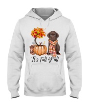 It is Fall - CHOCOLATE labs Hooded Sweatshirt tile