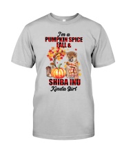 Pumpkin Girl - Shiba Inu Classic T-Shirt front