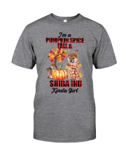 Pumpkin Girl - Shiba Inu Classic T-Shirt tile